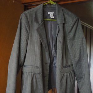 Gray Stripped Suit